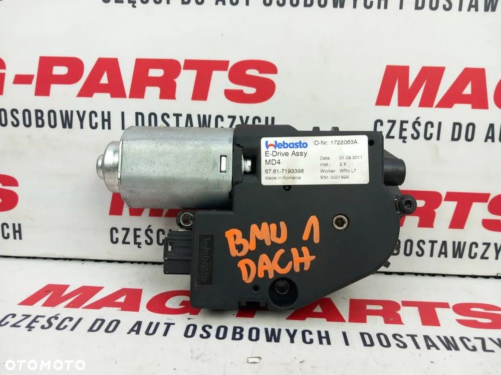 Silniczek Szyberdachu Bmw F01 F10 F11 F20 F30 7193398