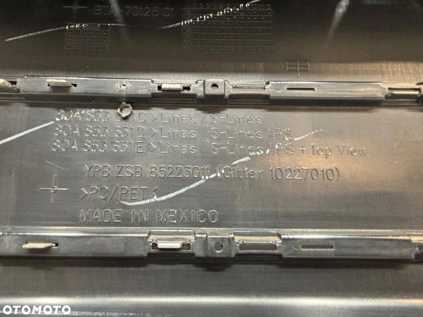 Audi Q5 80A S-Line Grill Atrapa Zderzaka 80A853651C - 12