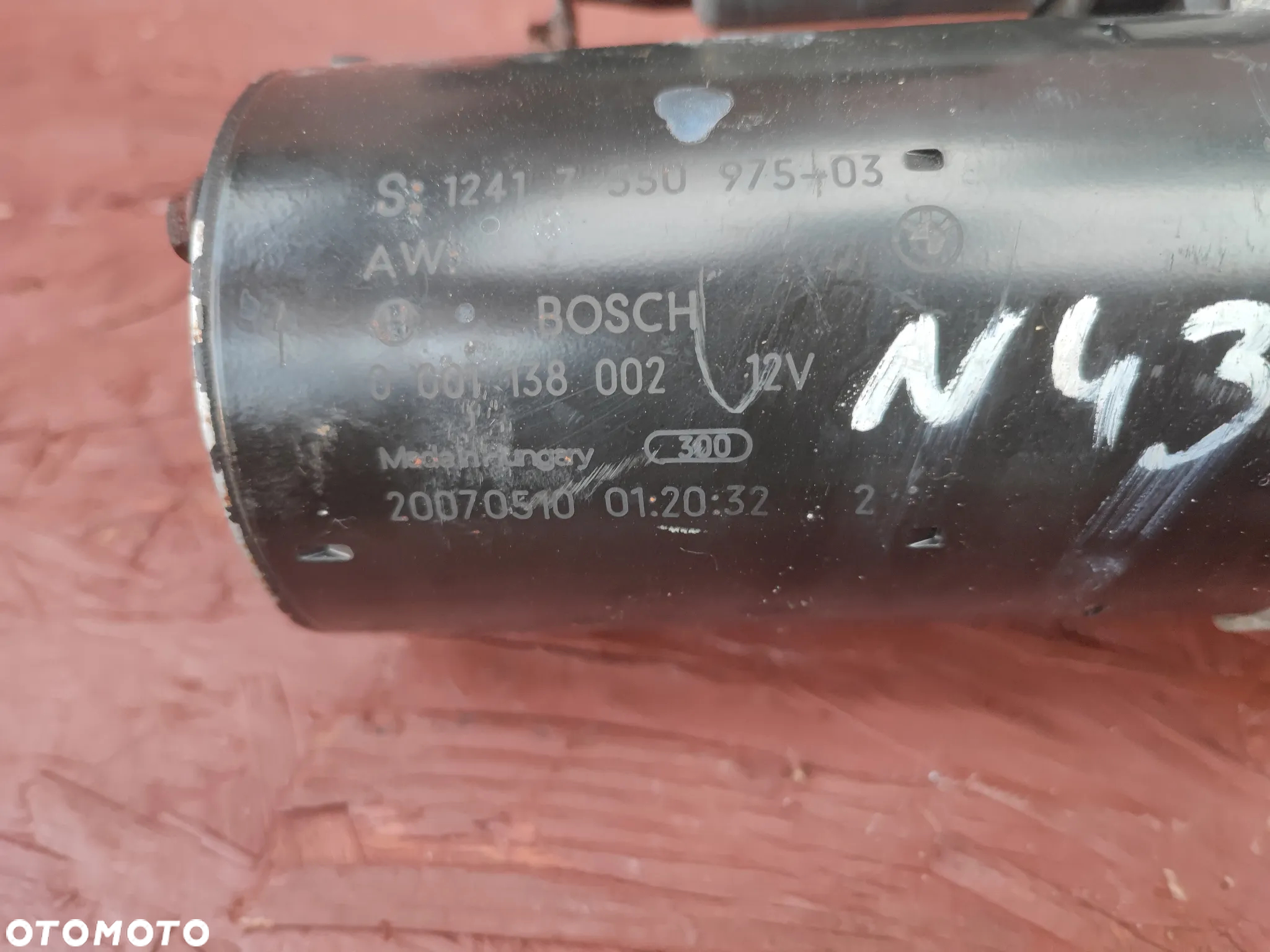 BMW E91 / E92 / E81 / E82 / E87 / E93 ORYGINALNY ROZRUSZNIK SILNIKA DO GAMY N43 ( 1.6i / 1.8i / 2.0i ) O NR. 12 41 7 589 352 / 12 41 7 550 975 / 12 41 7 589 350 /  12 41 7 550 975 OEM SPRAWNY W 100% - 11