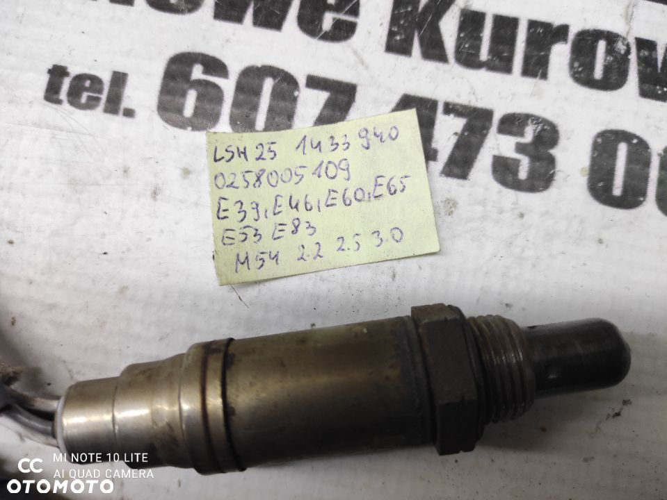 BMW E46 E39 E60 E65 E53 E83 2.2i 2.5i 3.0i M54 Sonda Lambda 1433940 - 3
