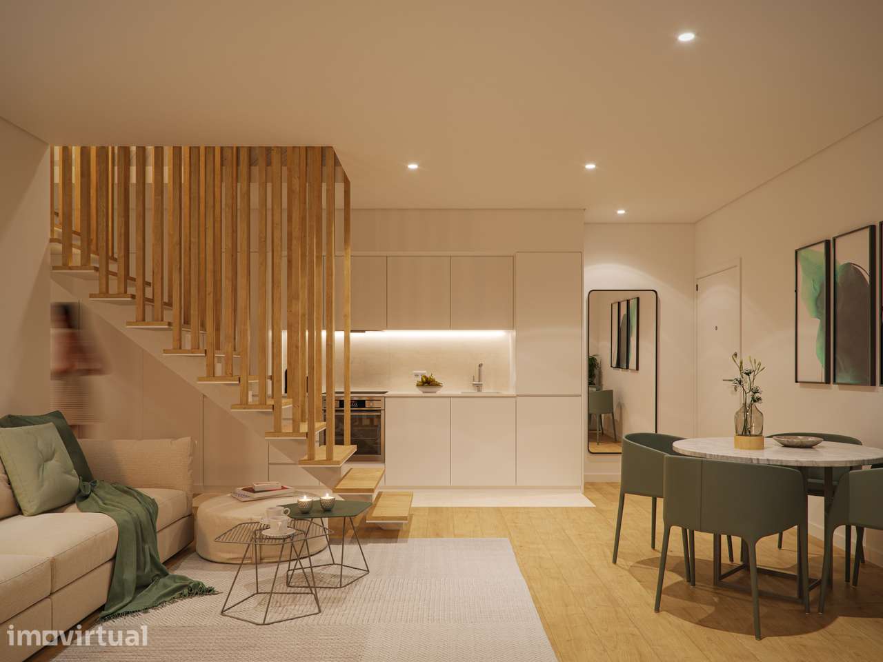 Penthouse T3 Duplex na Graça com Vista sobre o Tejo e 2 lugares de est - Grande imagem: 2/12
