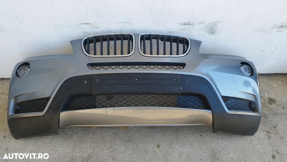 Bara fata BMW X3 F25 2010-2013 model cu senzori, fara spalatoare faruri - 1