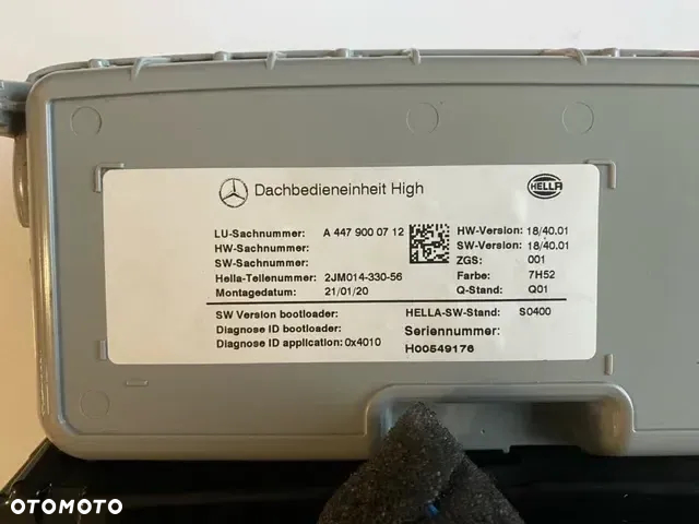 MERCEDES VITO V KLASA W447 OŚWIETLENIE LAMPKA PODSUFITKI - 3