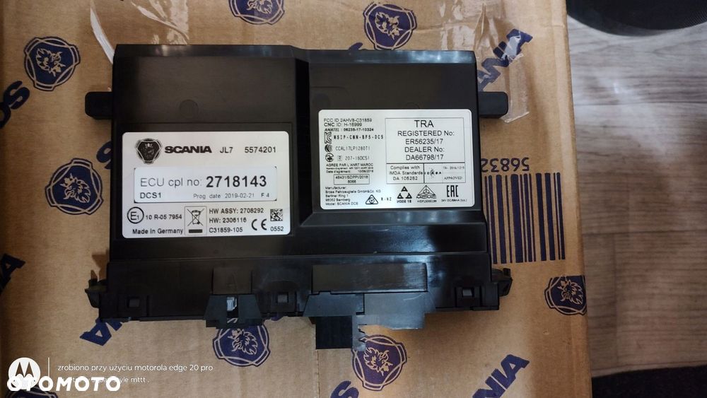 STEROWNIK DRZWI DCS1 SCANIA S R NGT 2718143