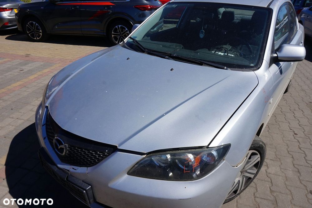 MASKA ZDERZAK BŁOTNIKI LAMPY 3 I BK 22V  MAZDA 2003-2006 SREBRNY PRZÓD KOMPLETNY - 3