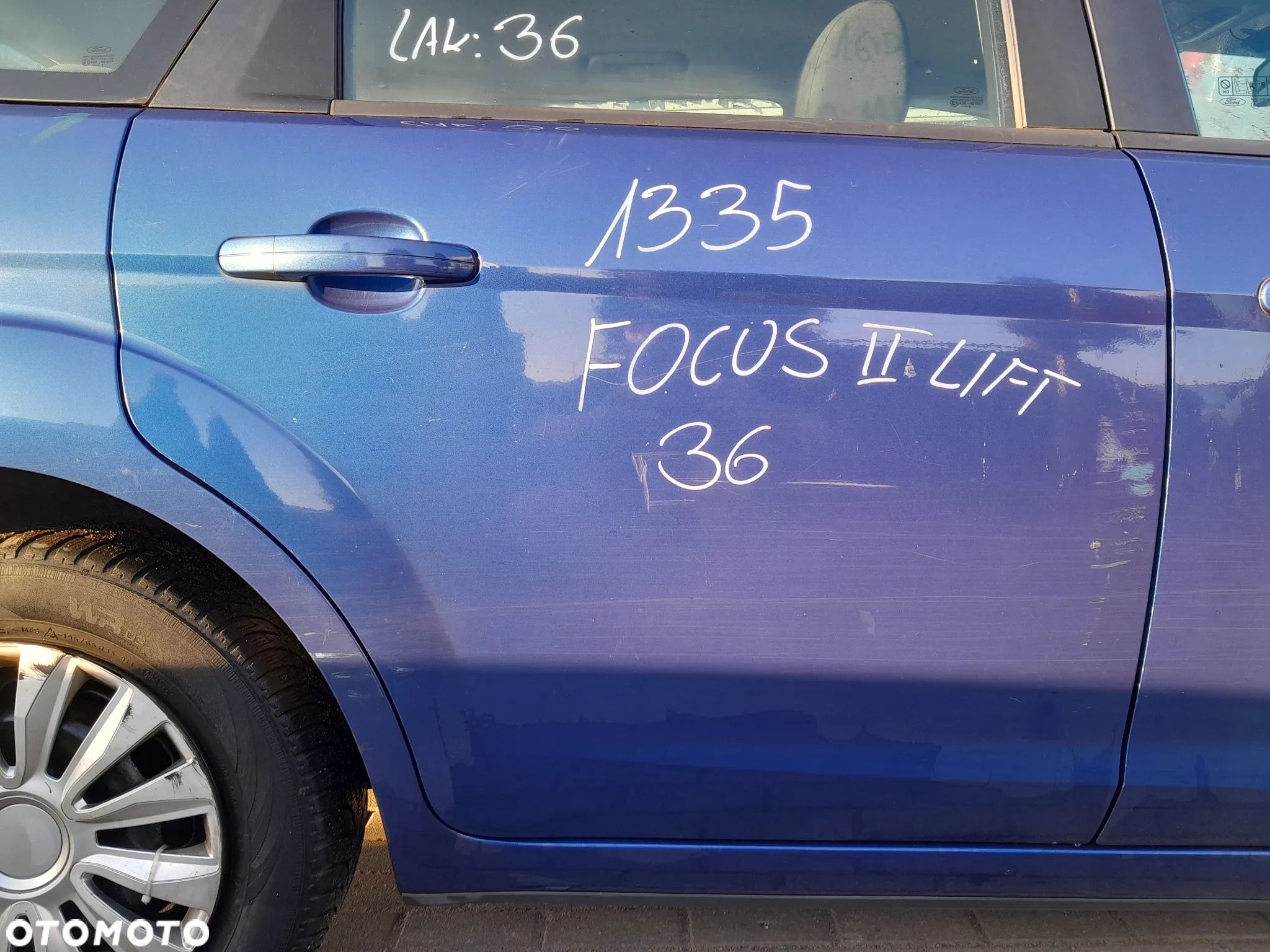 FORD FOCUS MK2 DRZWI PRAWE TYLNE PRAWY TYŁ KOMBI KOLOR: 36 - 1