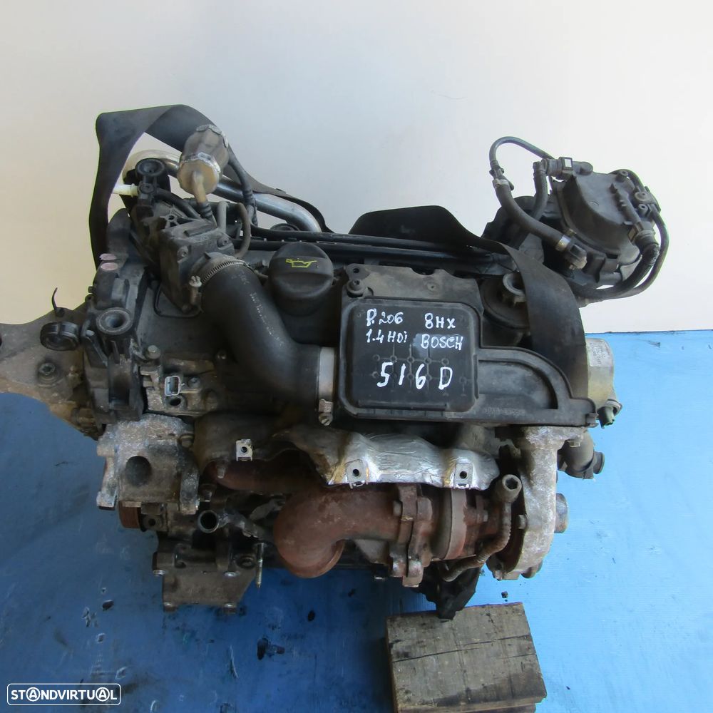 Motor Peugeot 206 1.4 Diesel com referência 8HX - 4