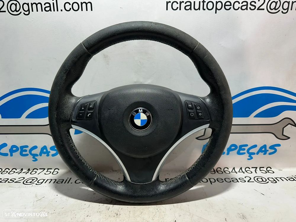 Volante Completo Pele Original Multifunções Comandos BMW Serie 1 3 X1 E83 6795574 - 2