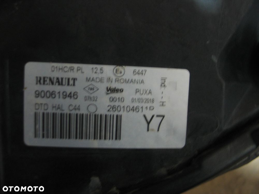 lampa przod renault twingo 2 II lift 12-14r. oryginal europa - 13