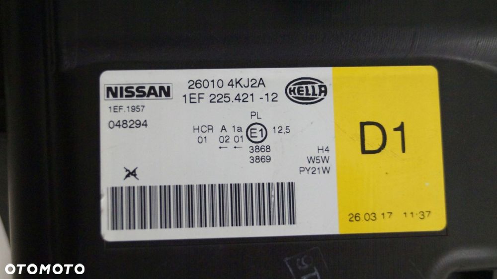 nissan navara np300 14-21 przednia prawa lampa 260104kj2a - 10