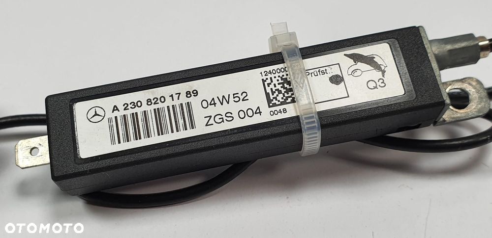 WZMACNIACZ ANTENY MERCEDES SL R230 A2308201789 - 2