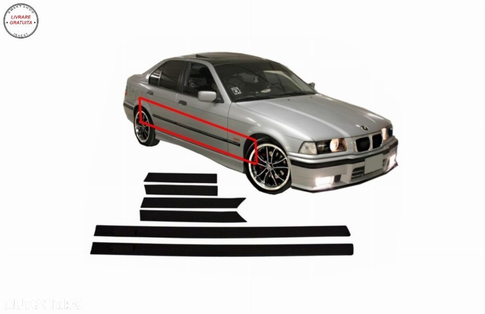 Bandouri Laterale BMW E36 3 Series Limousine Touring (1991-1998) Sport M3 Design- livrare gratuita - 1