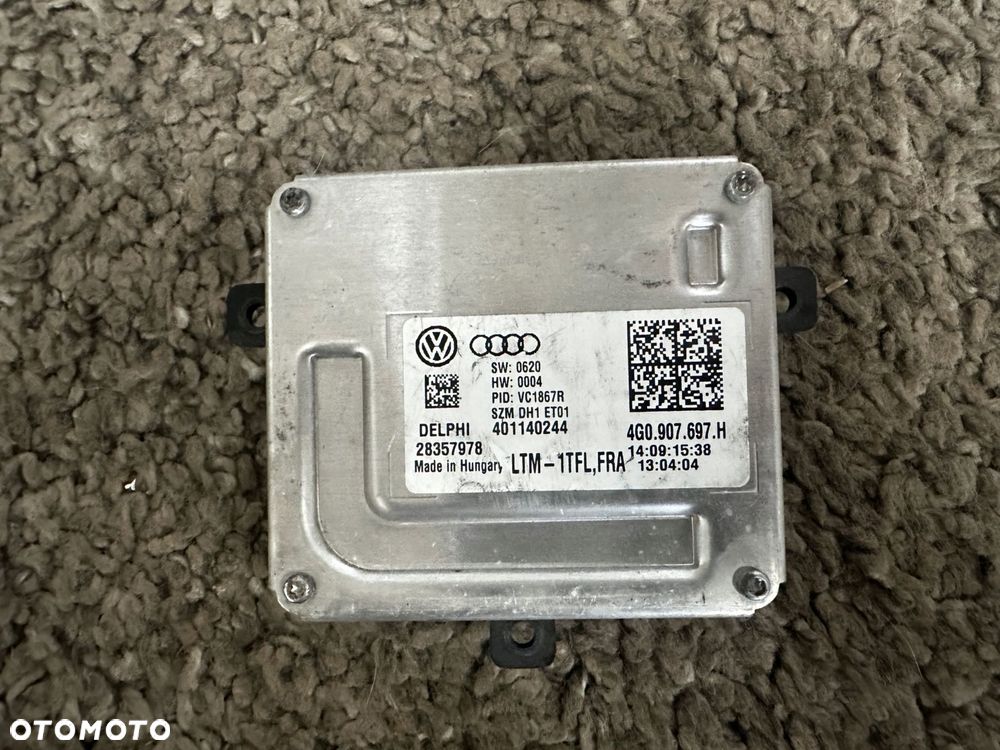 delphi moduł led vw passat b8 golf vii tiguan audi tt 4g0907697h - 1