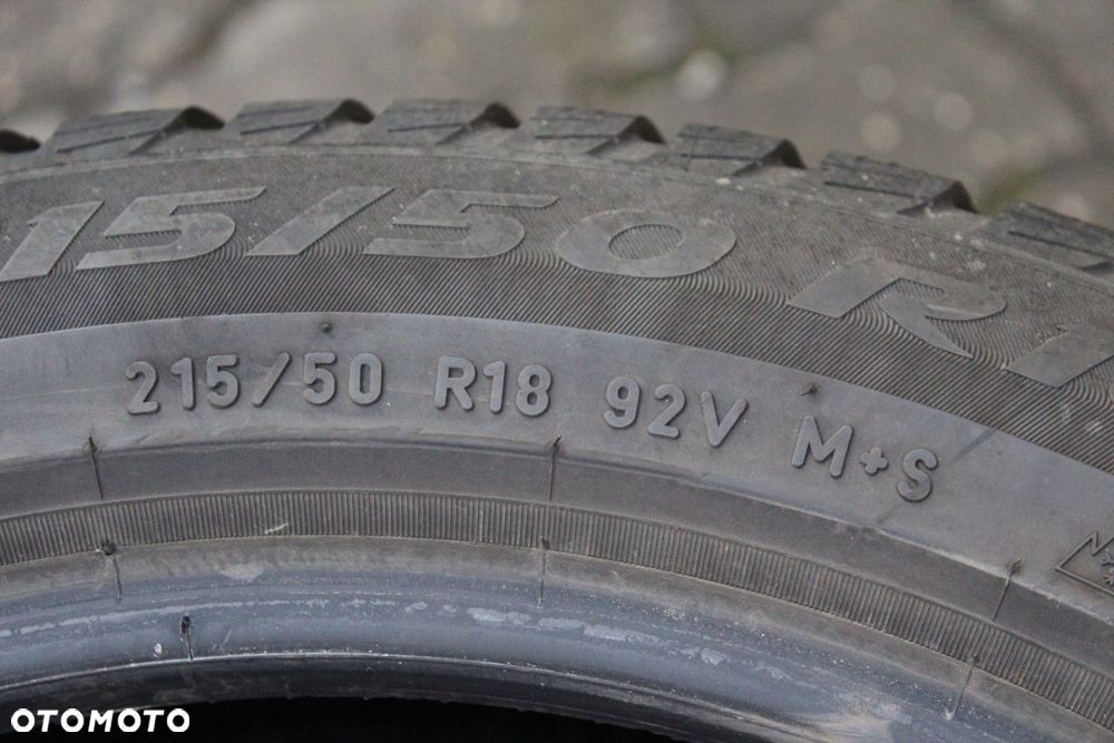 2x 215/50R18 PIRELLI SOTTOZERO 3 WINTER 92V 19r 6,5mm - 5
