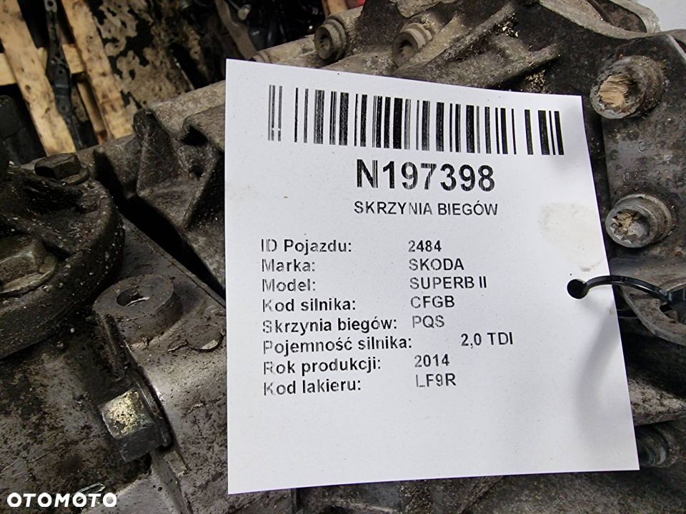 SKRZYNIA BIEGÓW SKODA SUPERB II PQS DSG - 2