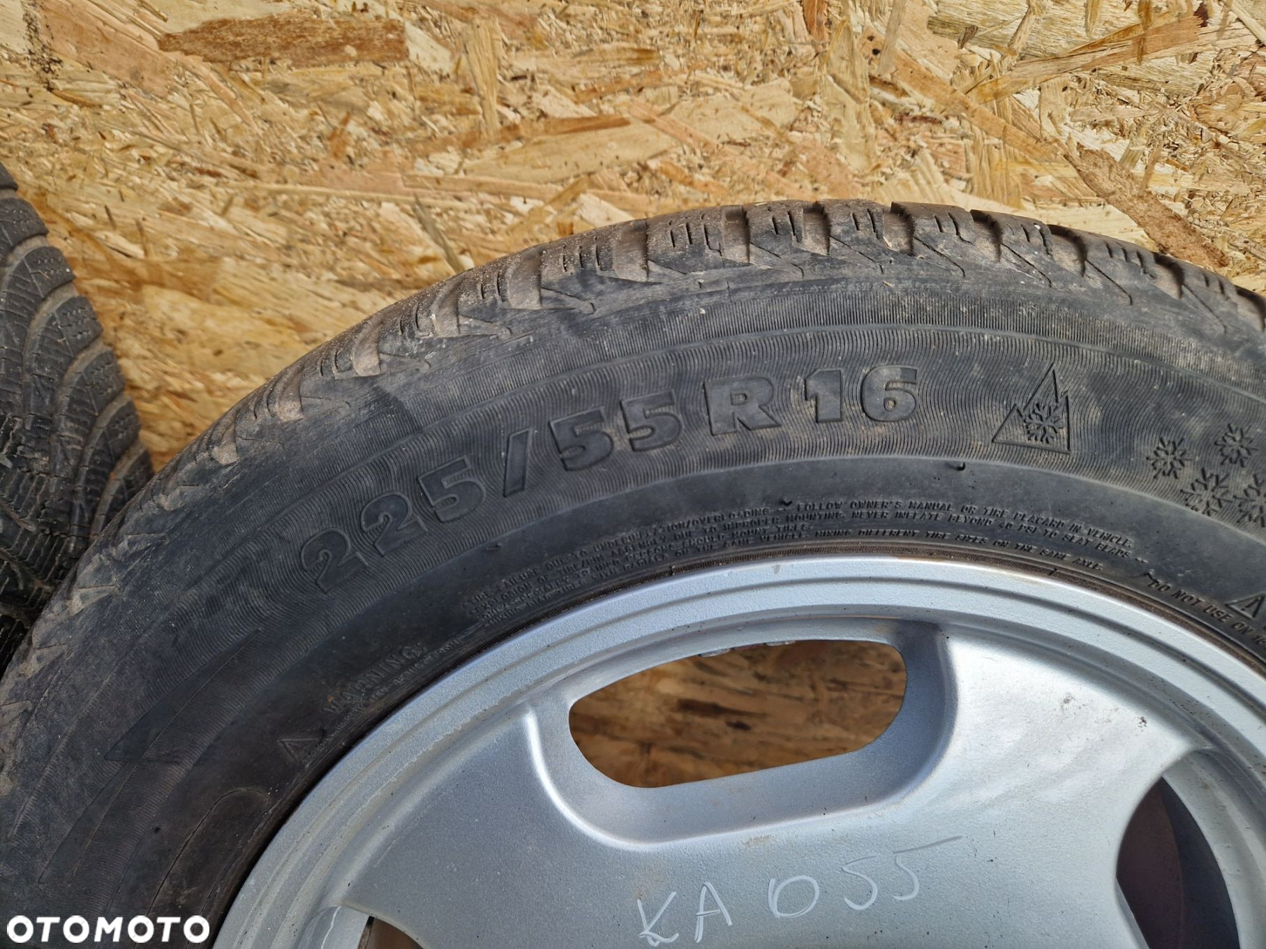 MERCEDES FELGI ALUMINIOWE 225/55 R16 KOMPLET ET35 7,5X16 - 6