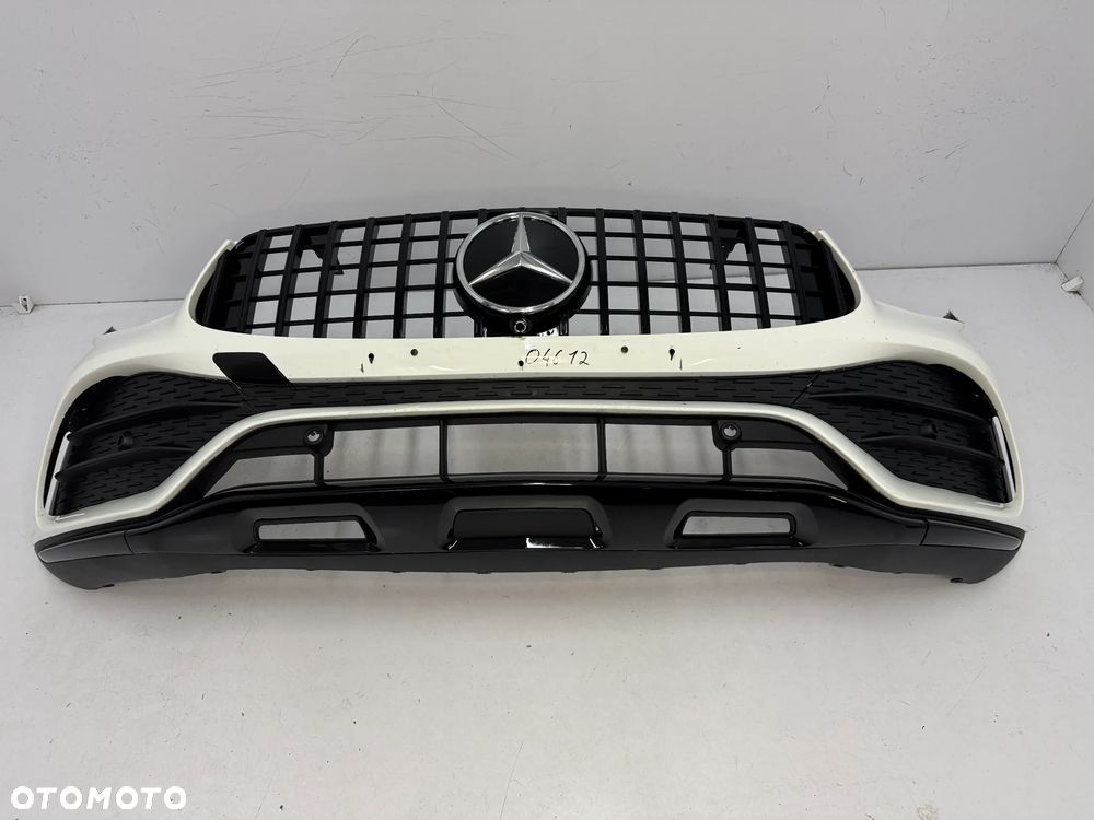 ZDERZAK PRZÓD PRZEDNI MERCEDES GLC AMG LIFT PIANO BLACK X253 W253 A253 - 7