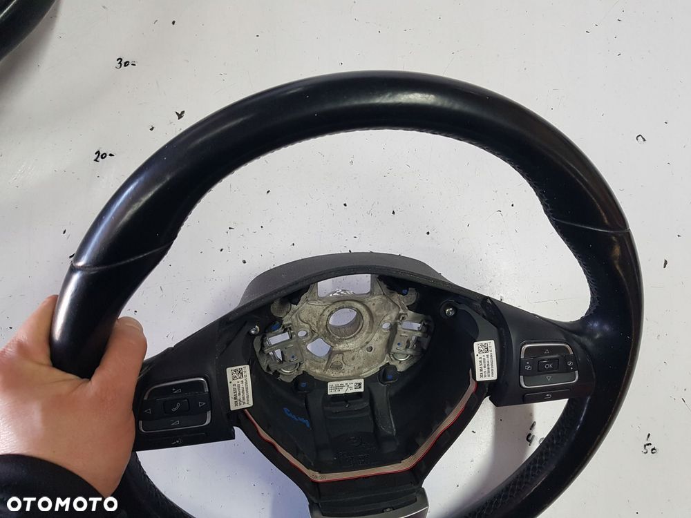 VW PASSAT B7 10-14r PASSAT CC GOLF VI KIEROWNICA SKÓRZANA 3C8419091BE - 6