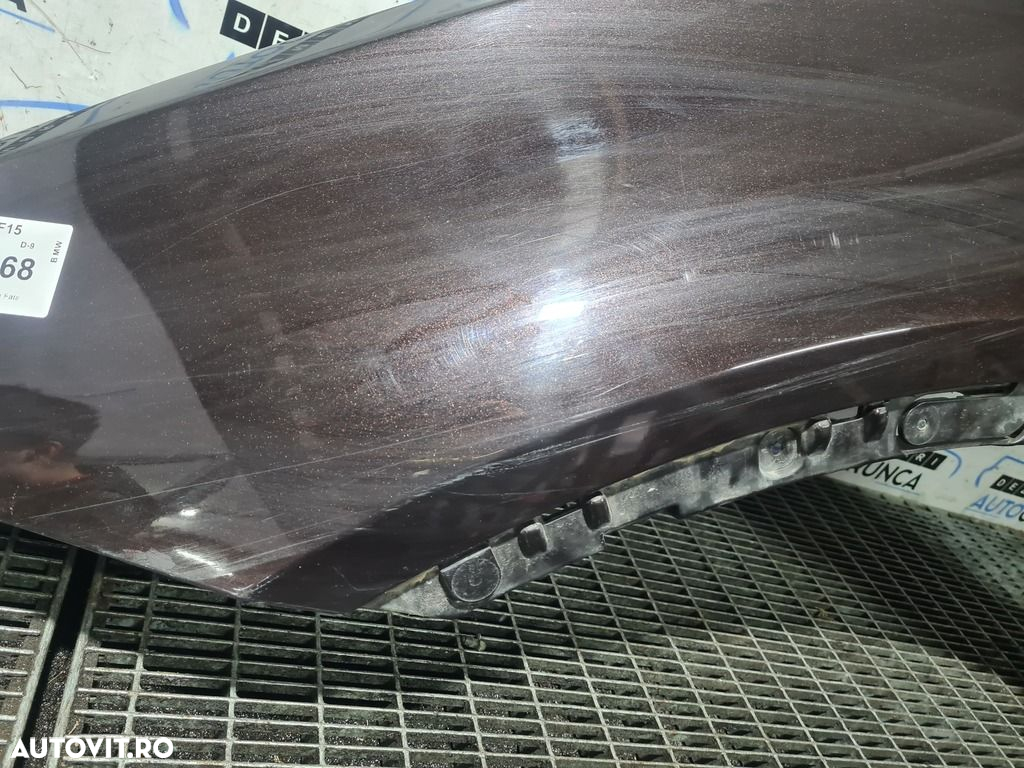 Aripa Stanga Fata BMW X5 F15 2013 - 2018 4 Usi Sparkling Brown met B53/8 (1268) - 6