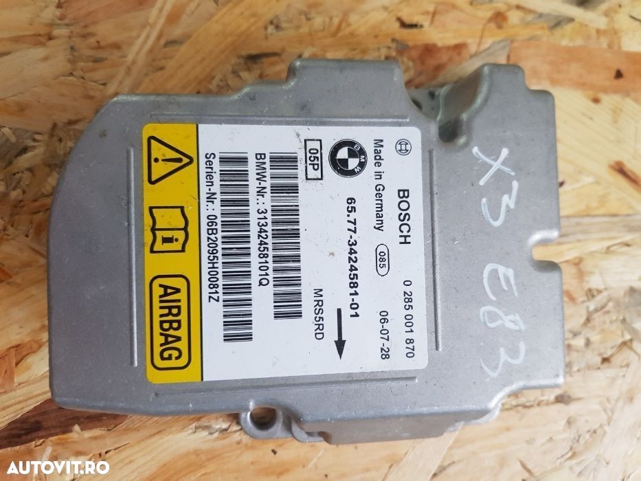 Calculator Modul Airbag Bmw Seria 5 E60 E61 Cod - 1