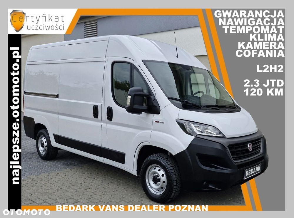 Fiat Ducato, L2H2, nawigacja, tempomat, klima, kamera cofania