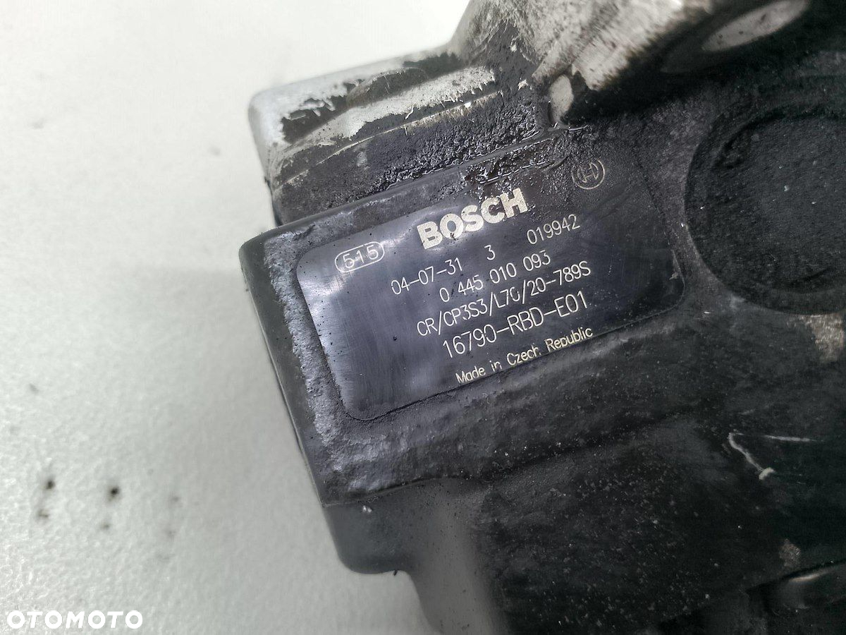 POMPA WTRYSKOWA HONDA FR-V 16790-RBD-E01 0445010093 2.2 I-CTDI - 6