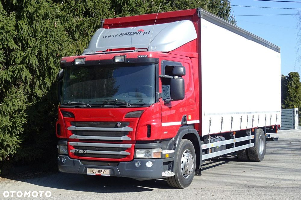 Scania P250 Euro 6 sypialna, firanka 18pal, winda, sprowadzony - 19
