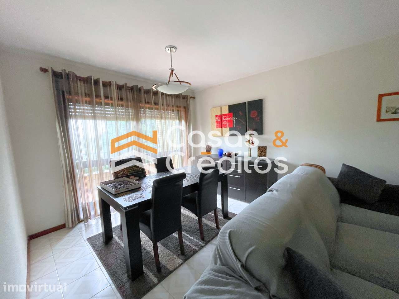 Apartamento T3 com varanda e garagem no centro de Canelas - Grande imagem: 3/16