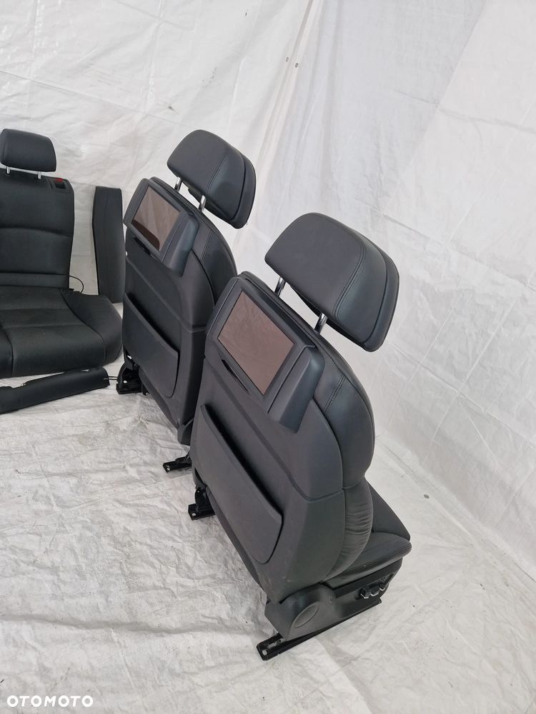 BMW F11 M5 Środek Mpakiet fotele kanapa boczki europa komplet full wentylowane grzane + tv - 10