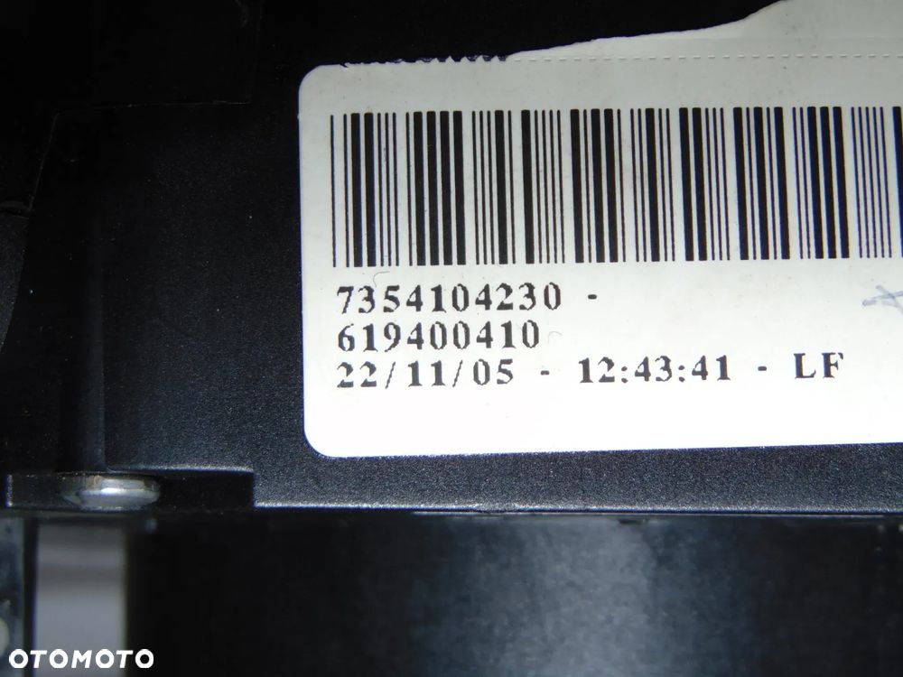 Przełącznik manetki manetka świateł wycieraczek 7354104230 Fiat Grande Punto 05-09r - 6