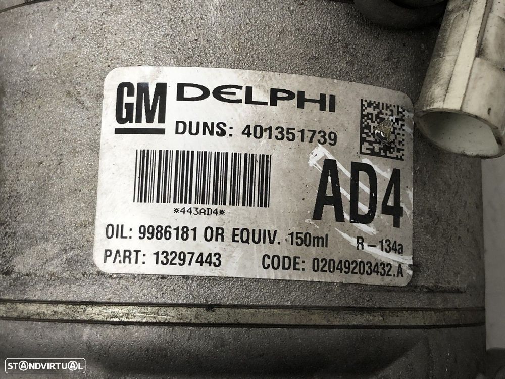 Compressor de ar condicionado Usado OPEL ASTRA H 1.7 CDTI | 03.04 - 10.10 REF. 4... - 6