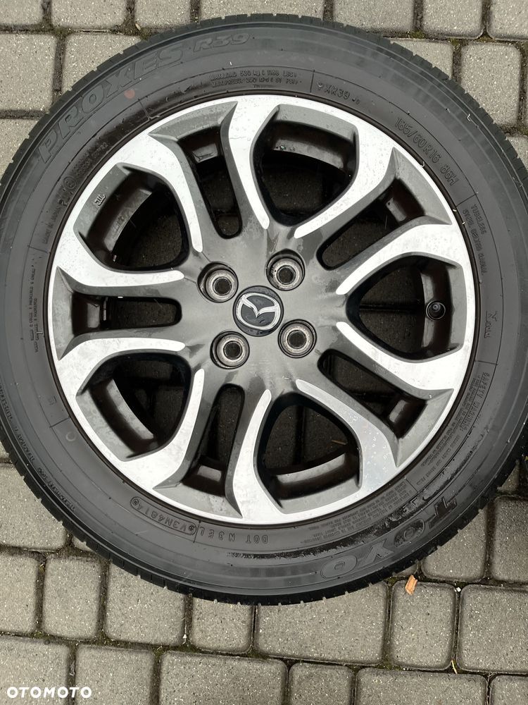 Alufelgi 4x100 16 cali Mazda Hyundai Toyota opony 185/60/16 - 2