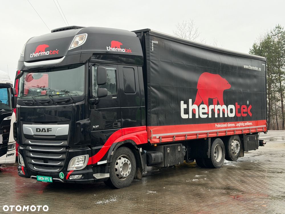 DAF XF SSC 106 480 idealny stan 225Tkm przebiegu z Niemiec firanka 6x2 świeżo po serwisie - 6