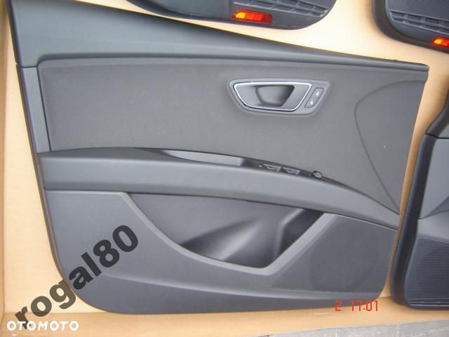 SEAT LEON NOWY MODEL 2014 BOCZKI TAPICERKA NOWE - 2