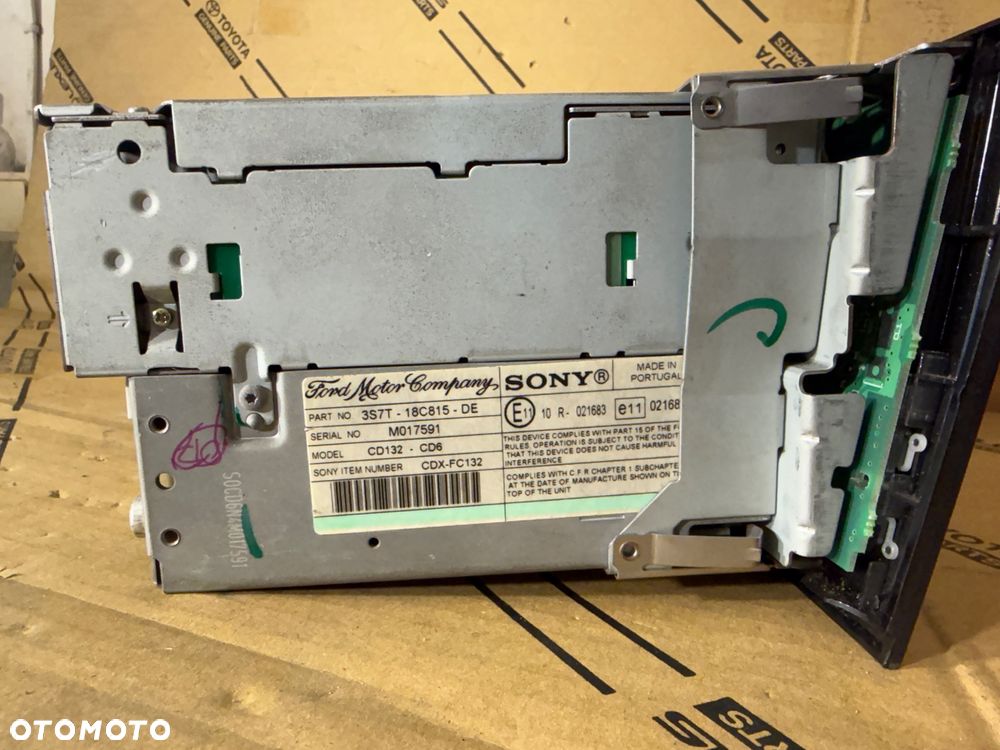 Radio Sony Ford Transit 06-13r. Nr. 3S7T-18C815-DE. - 3