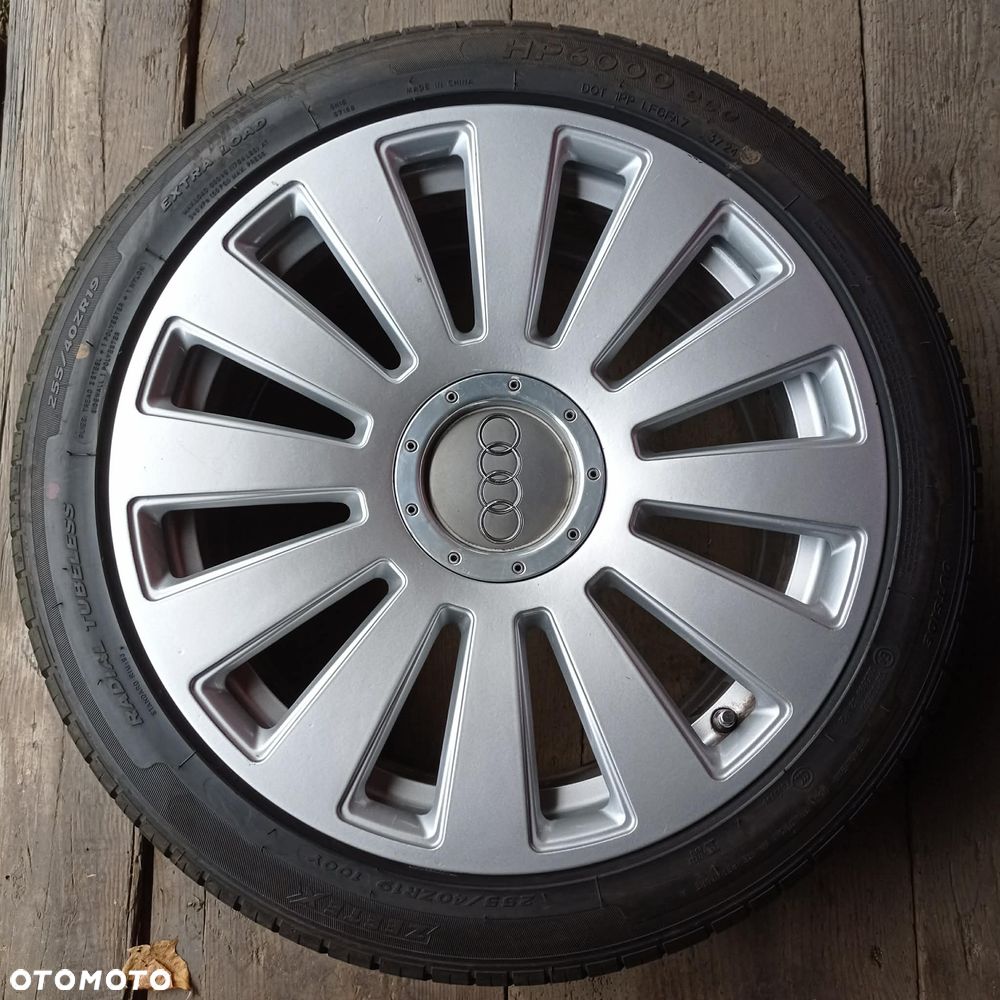 Audi A8 D3 Alufelgi 19" 5x112 8.5Jx19 ET45 Opony 255/40ZR19 100Y - 3