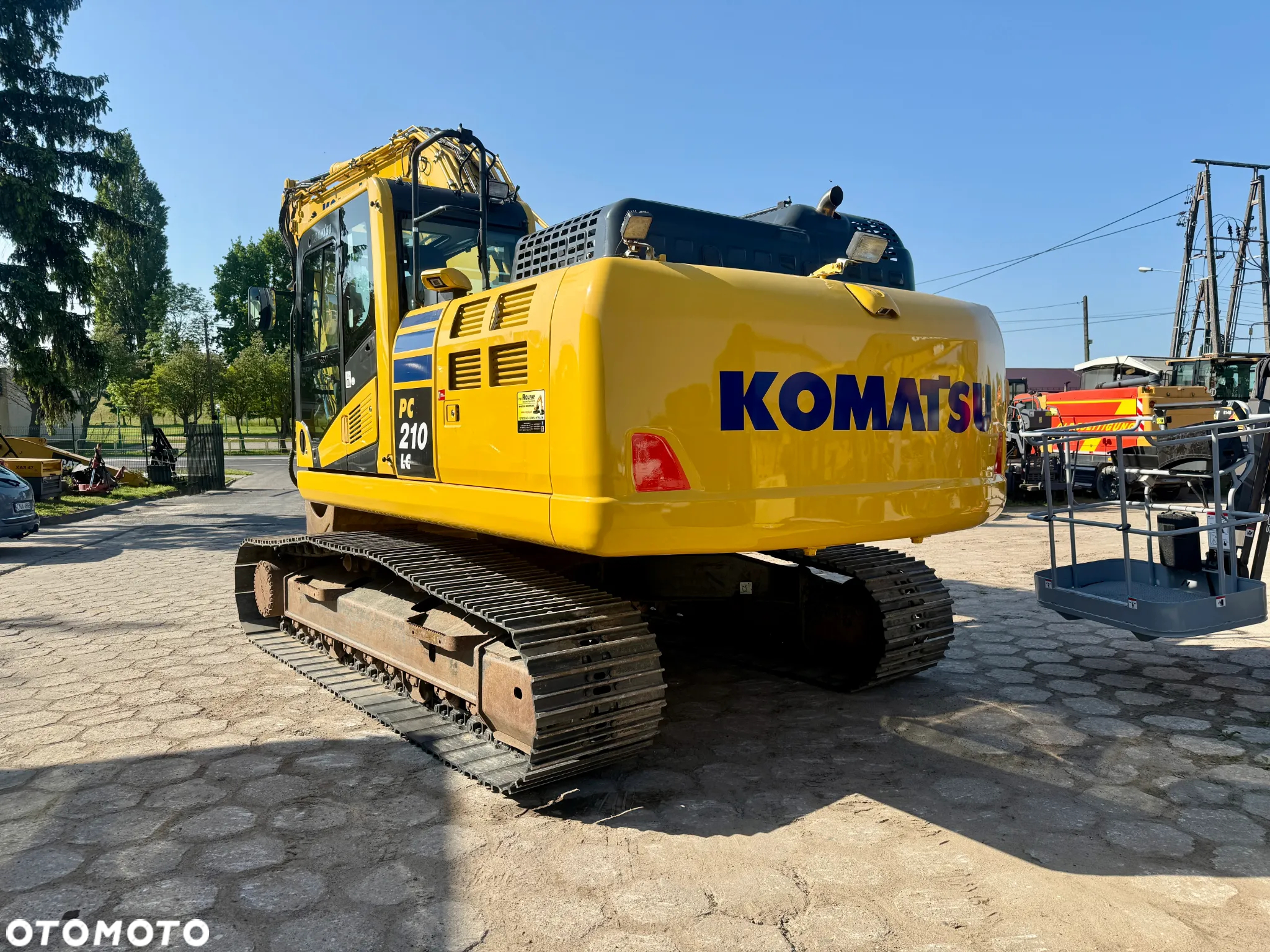Komatsu koparka gąsienicowa PC210 PC210LC-11 głowica z szczypcami ENGCON 2 łyżki 3900h 2018 webasto centralne smarowanie - 4