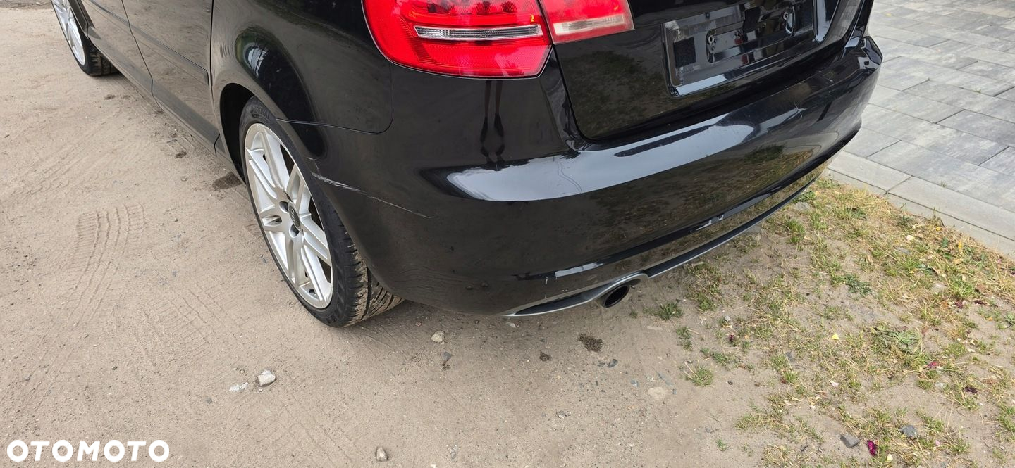 ZDERZAK TYLNY TYŁ AUDI A3 8P SPORTBACK LIFT S-LINE 08-12 LZ9Y - 4