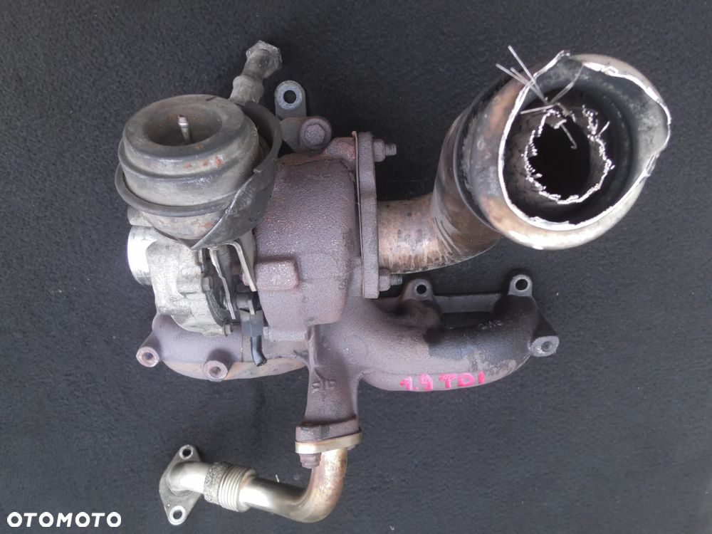 VW AUDI SEAT SKODA 1.9TDI TURBOSPRĘŻARKA TURBINA GT1749V 038253019N GOLF IV SHARAN TOLEDO II OCTAVIA GARRETT ORYGINAŁ - 4