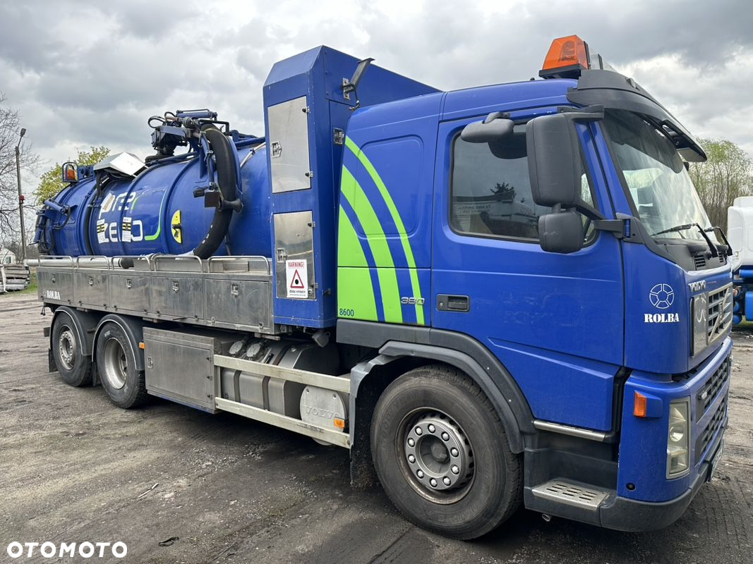 Volvo FM12 380 WUKO szambiarka + podajnik odsysacz do czyszczenia kanalizacji - 6