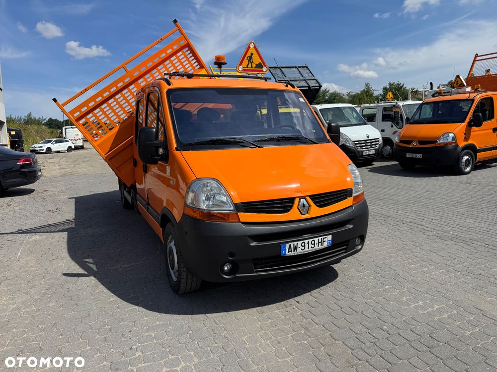 Renault Master Wywrotka 3 Stronna Klimatyzacja Brygadowka 7 Osób Doka 2010r. 2.5DCi Kiper I wł. Wywrot - 4