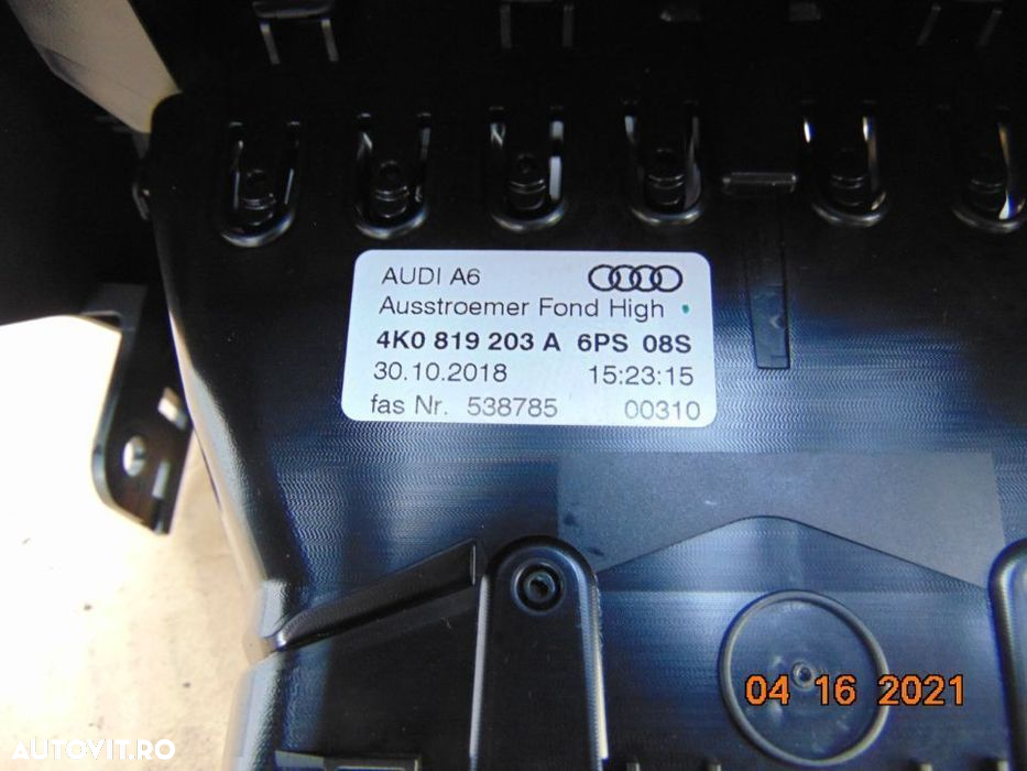 Grile ventilatie spate Audi a6 4k C8 grile aer spate pasageri - 2