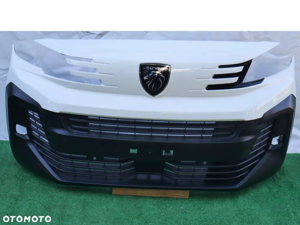 ZDERZAK PRZÓD PEUGEOT EXPERT III LIFT GRILL ATRAPA BIAŁY PDC ORYGINAŁ 9849394280 - 1