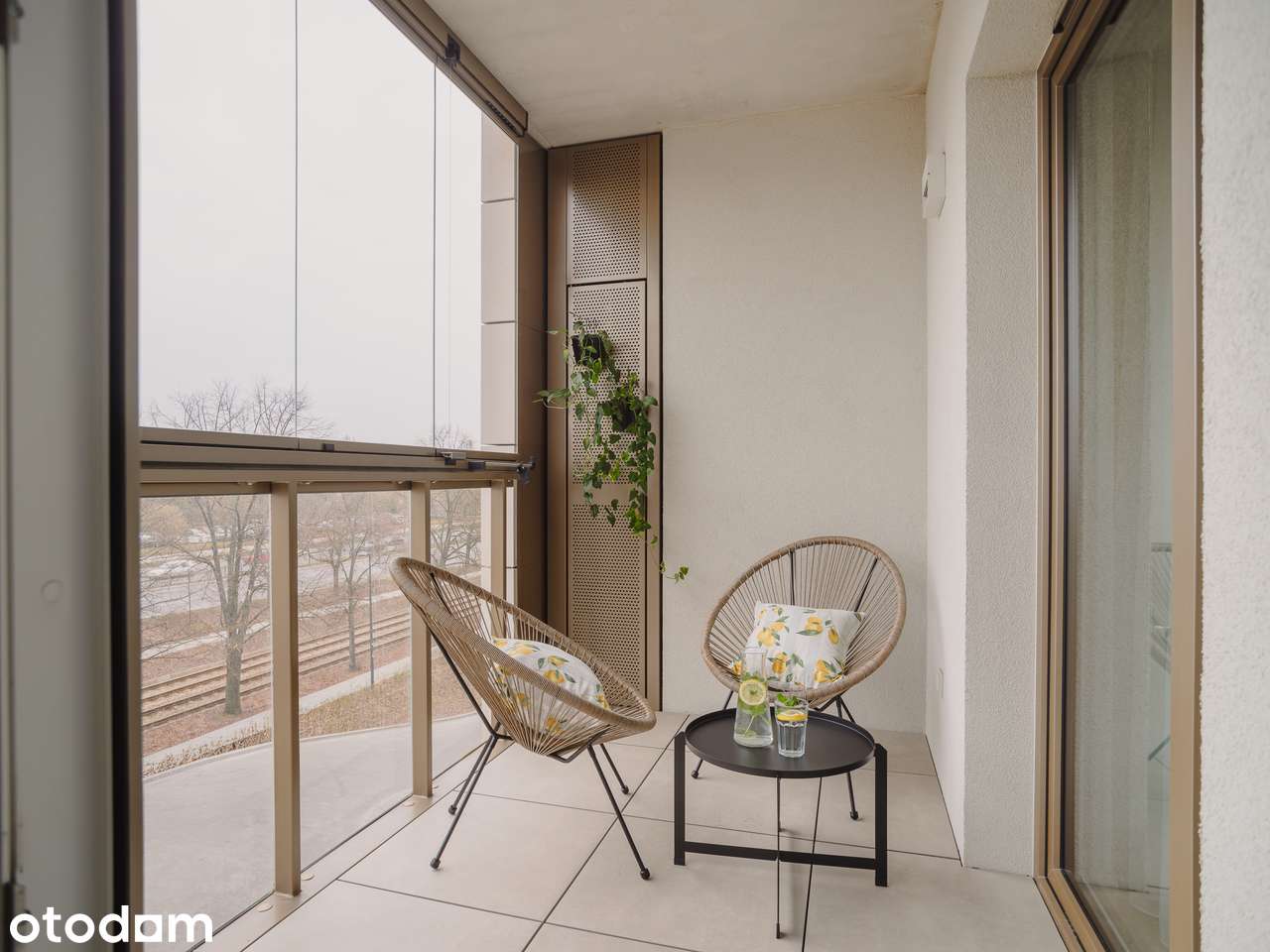 Designerskie 2 pokoje | balkon | klimatyzacja | Bulwary Praskie | ALK