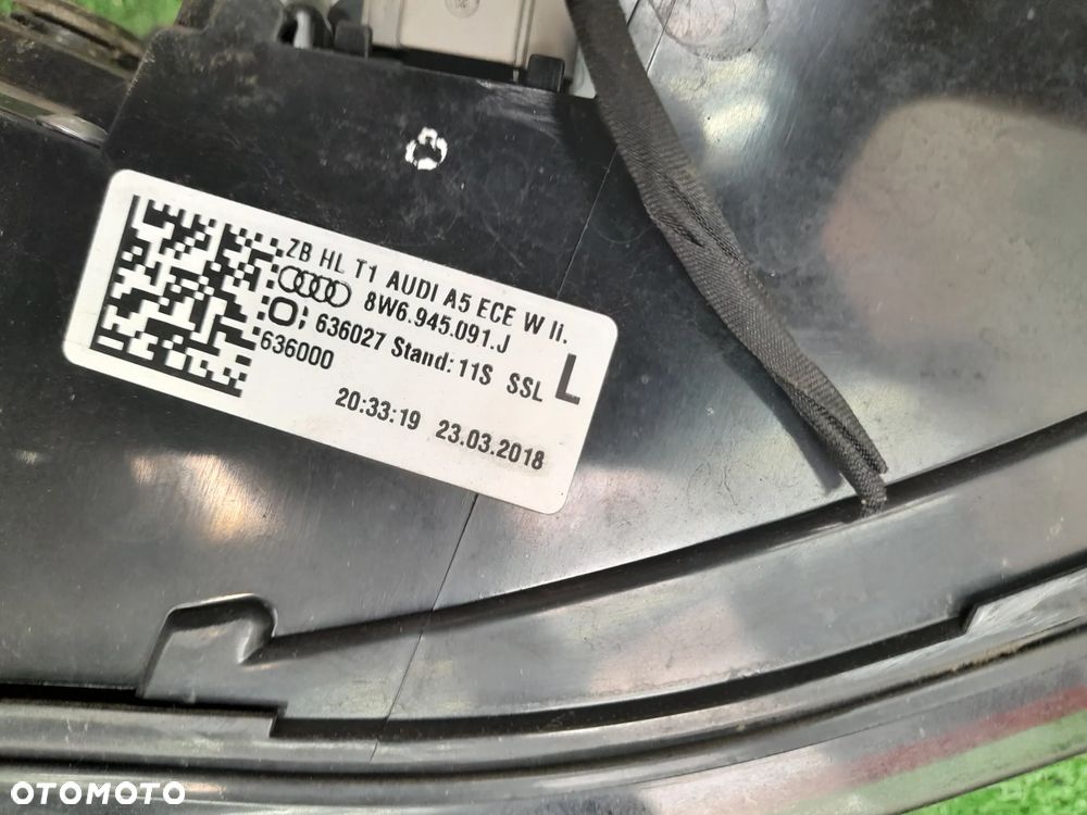 AUDI A5 S-LINE  SPORTBACK ZDERZAK LAMPY  TYŁ 8W6945092J 8W6945091J - 6