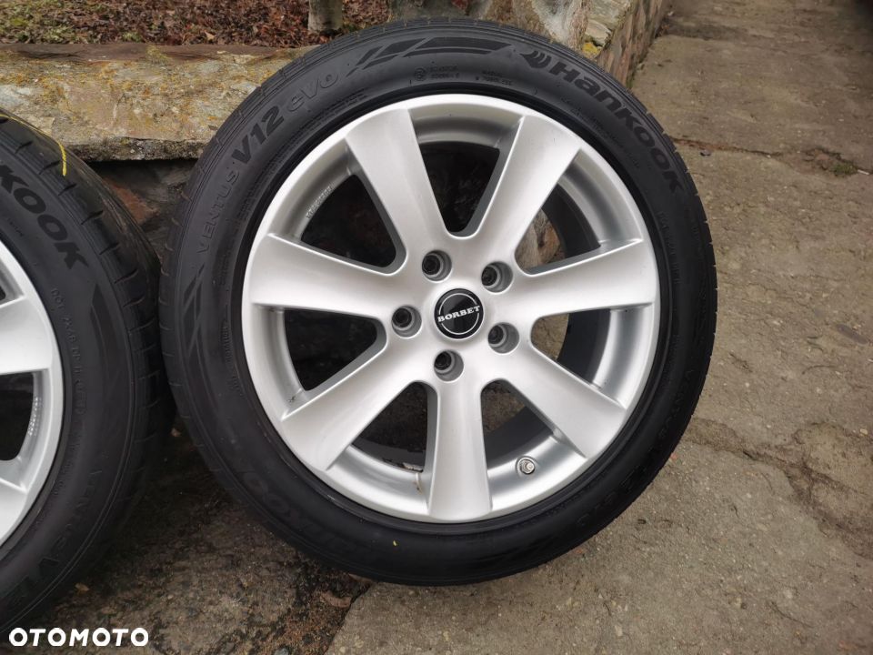 Felgi Aluminiowe 17' BORBET 46787 CN 5X120 ET 35 OPONY HANKOOK VENTUS V12 EVO 225/50ZR17 - 7