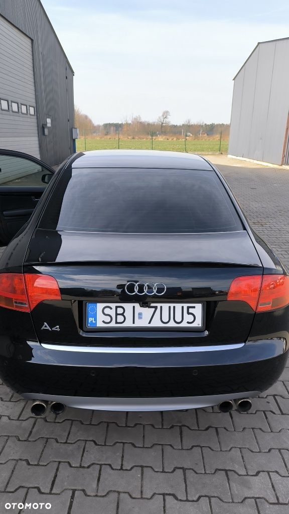 Audi A4 B6 B7 Spoiler Lotka Dokładka Tylna Czarny Połysk - 2