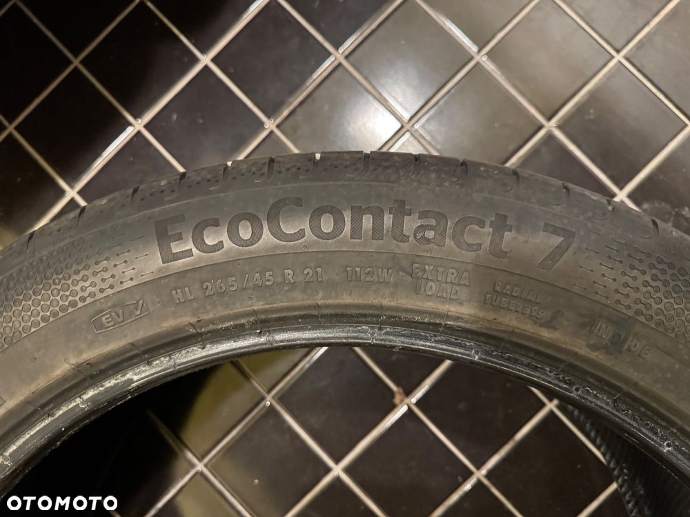 Continental EcoContact 7 HL 265/45 R21 W XL EV, 4500 km, komplet 4 szt., DOT 0825 - 3