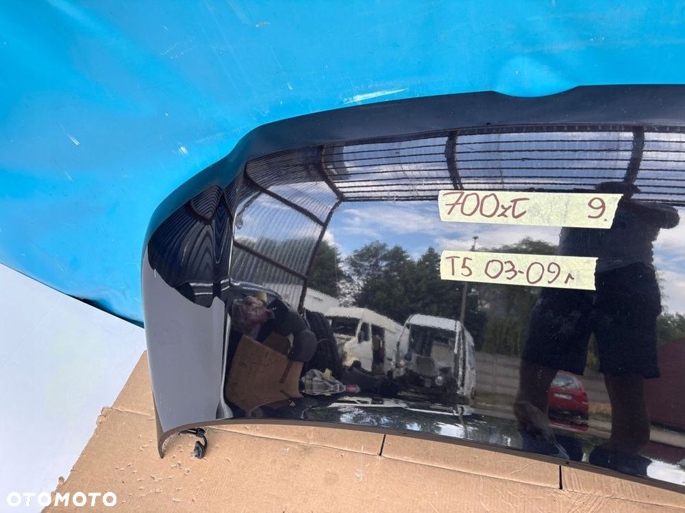 VW T5 TRANSPORTER MULTIVAN CARAVELLA 03- maska czarny metalik bez rdzy - 9