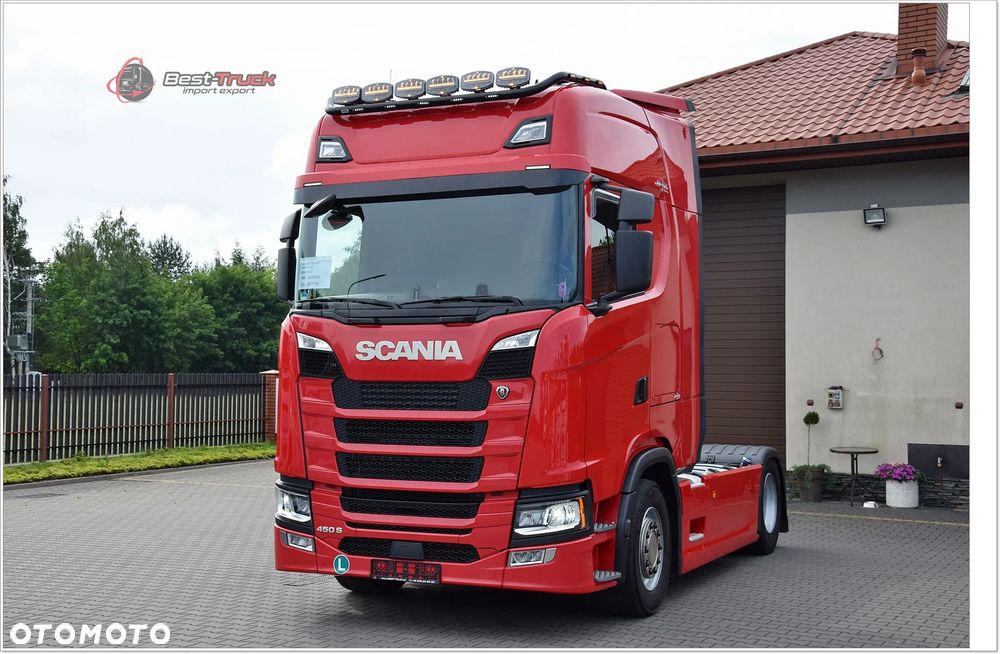 Scania S450 / FULL LED / KLIMA POST. / RETARDER / ZBIORNIKI  1400 L /  DUŻE ZEGARY - 2